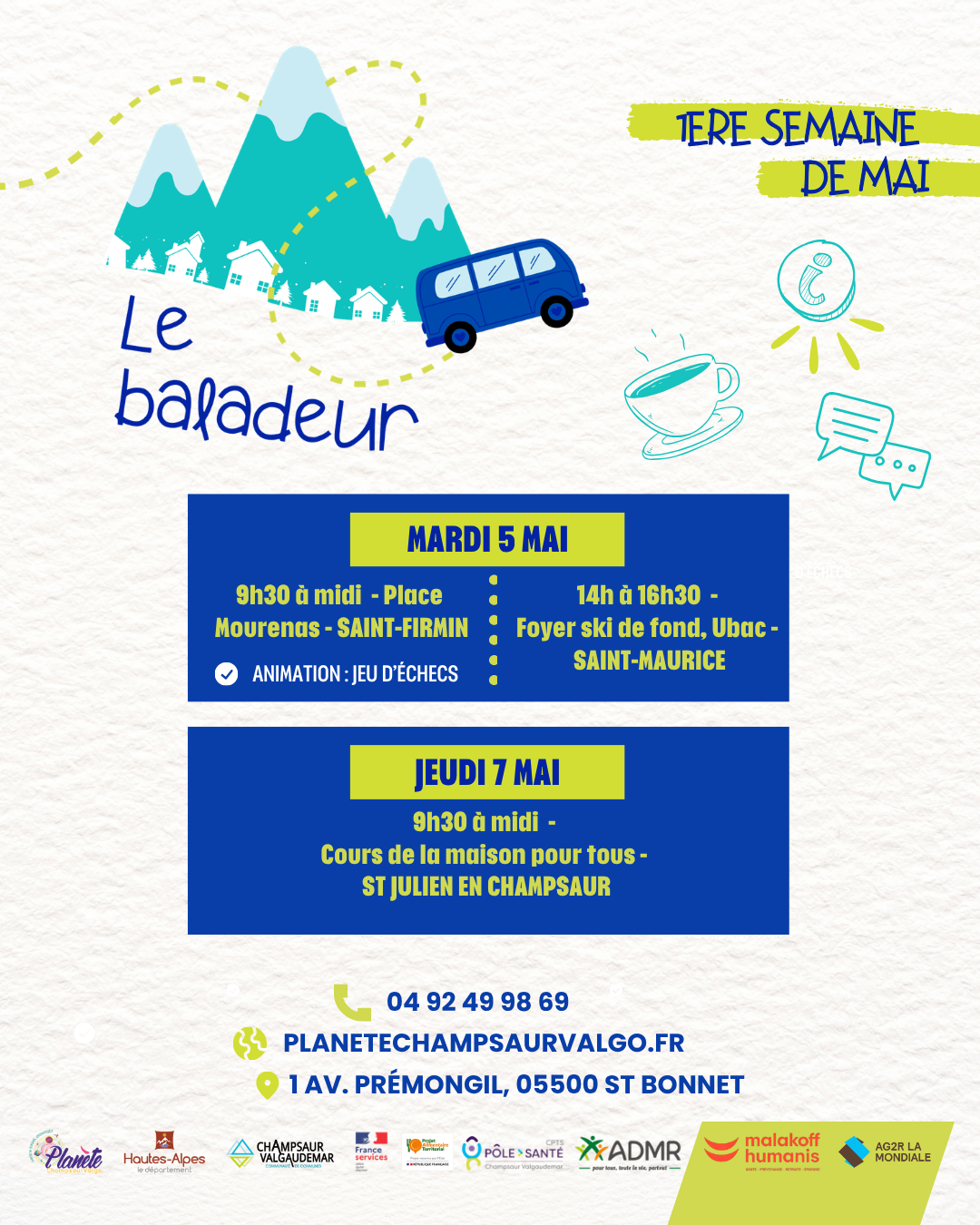 Liste des passages