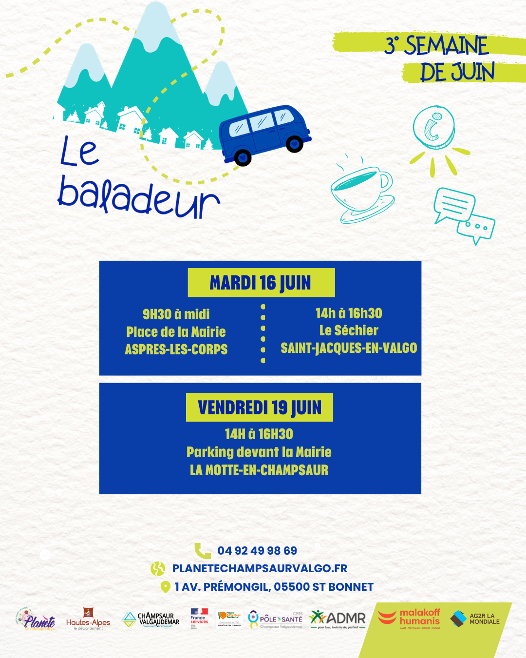 Liste des passages